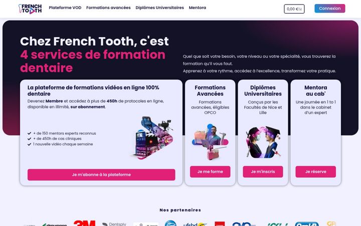 Screenshot of frenchtooth.fr