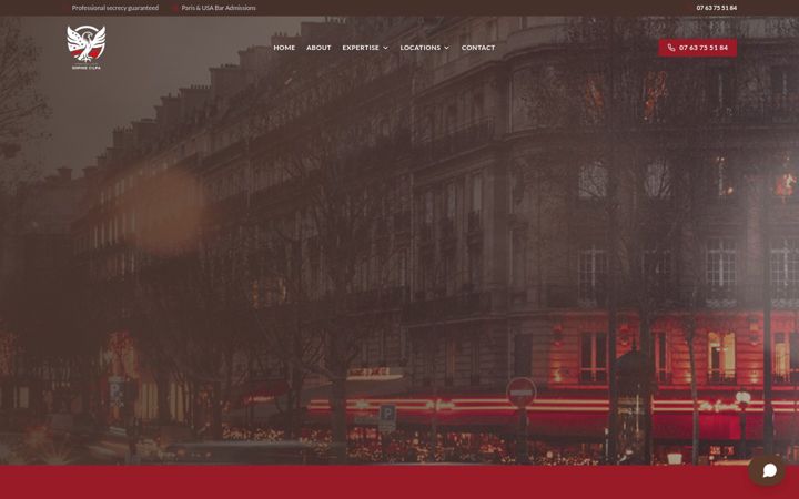 Screenshot of frenchusattorney.com