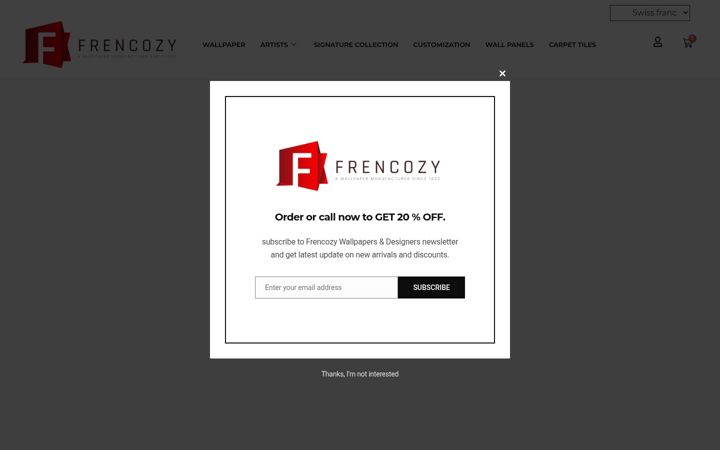 Screenshot of frencozy.com