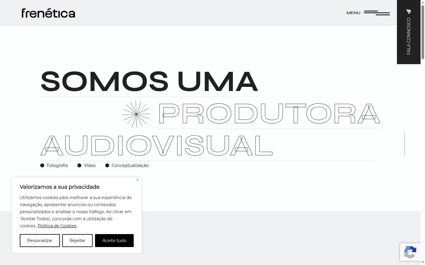 Screenshot του banner συγκατάθεσης που εμφανίστηκε πριν από οποιαδήποτε αλληλεπίδραση