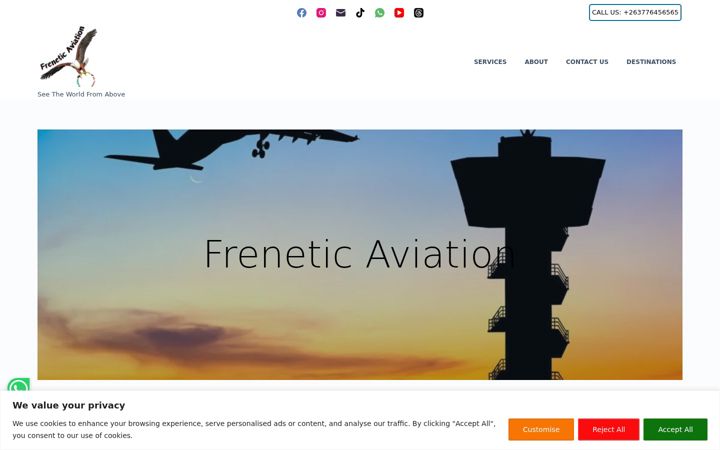Screenshot of freneticaviation.com