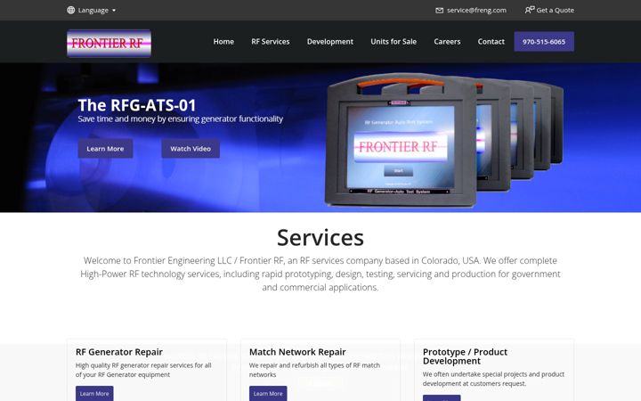 Screenshot of freng.com