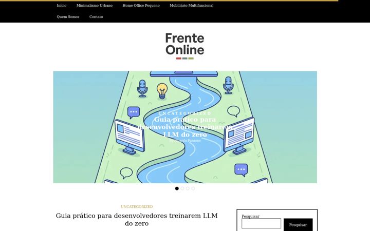 Screenshot of frenteonline.com