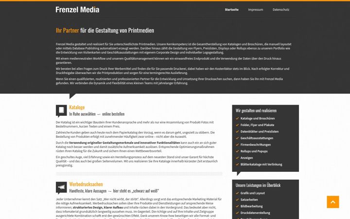 Ekrānuzņēmums no frenzelmedia.de