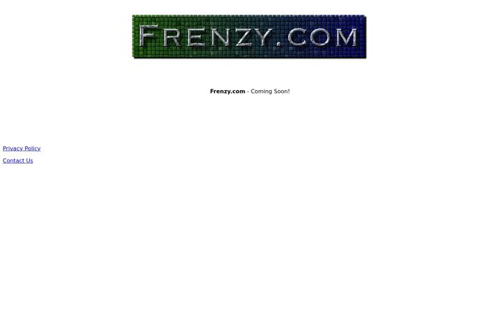 Screenshot of frenzy.com