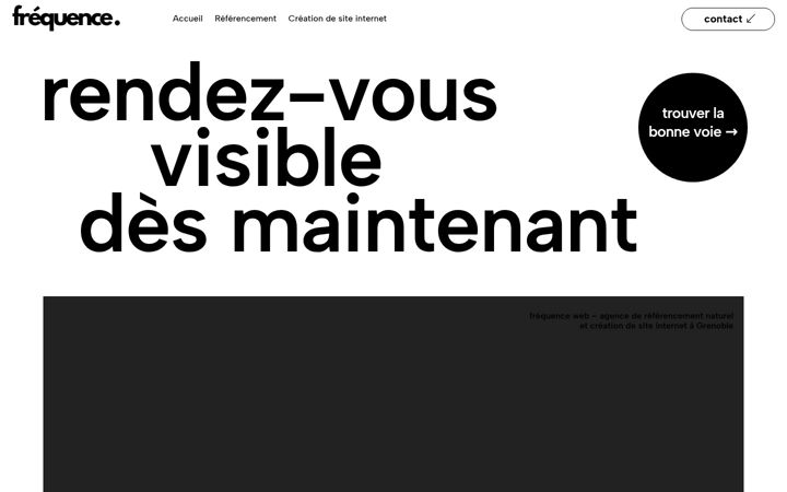 Screenshot of frequence-web.com