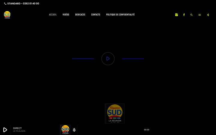 Screenshot of frequencesud.re