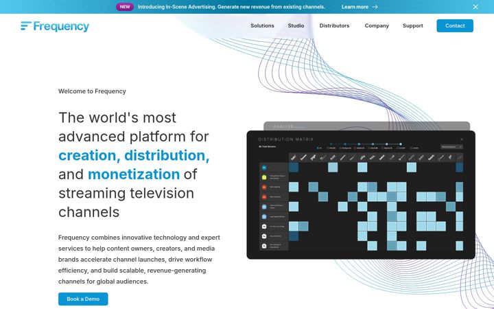 Screenshot of frequency.com