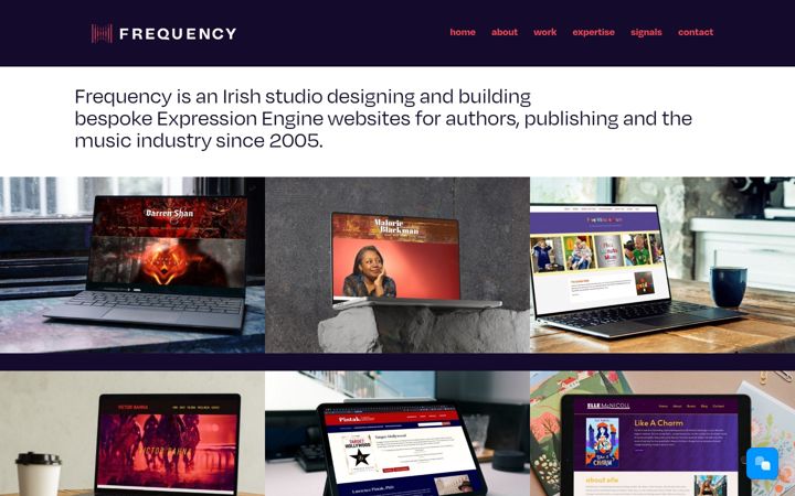 Screenshot of frequency.design