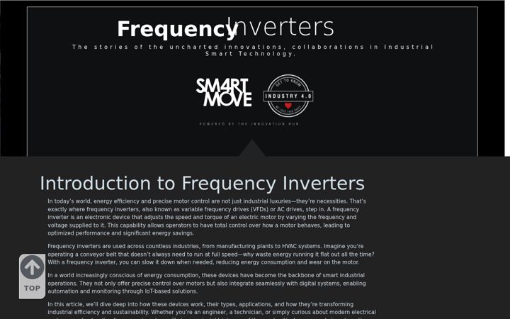 Screenshot of frequencyinverters.ca