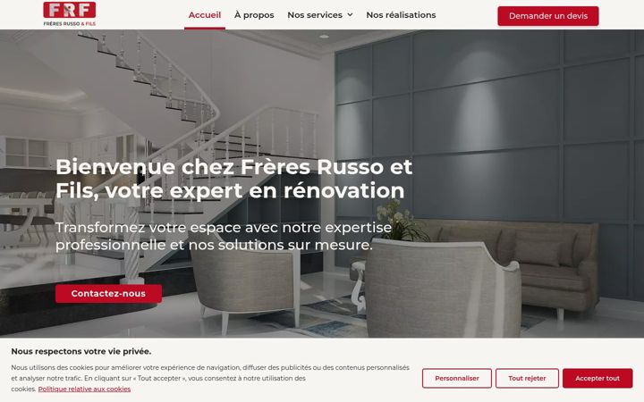 Screenshot of freresrusso-fils.com
