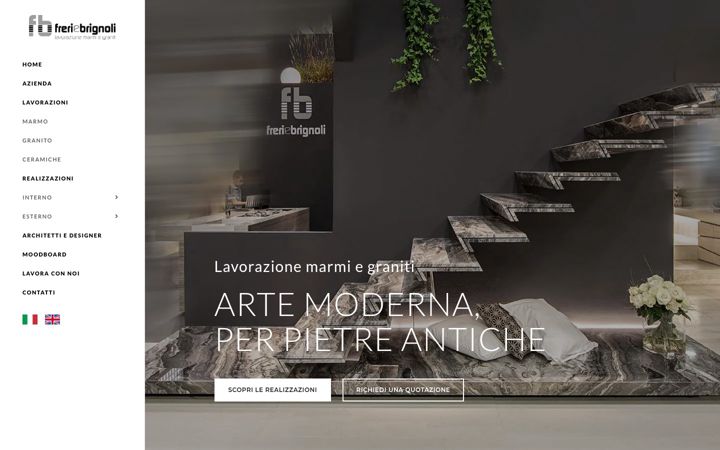 Screenshot of freriebrignoli.it