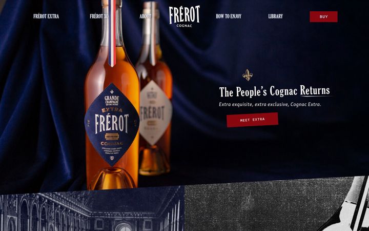 Screenshot of frerotcognac.com