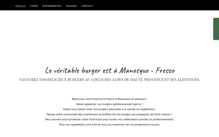 Screenshot of fresco-burger.fr