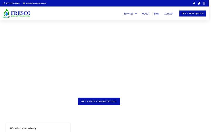 Screenshot of frescodeck.com