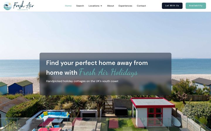 Screenshot of fresh-air.holiday