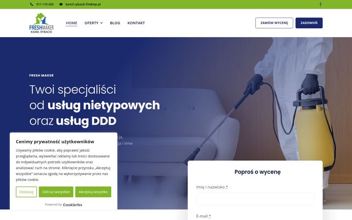 Screenshot of fresh-maker.pl