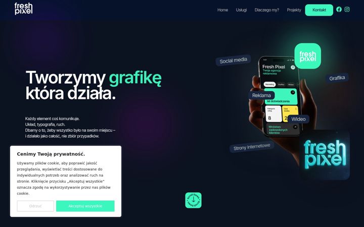 Screenshot of fresh-pixel.pl