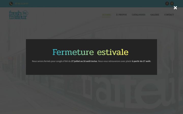 Screenshot of fresh-traiteur.com