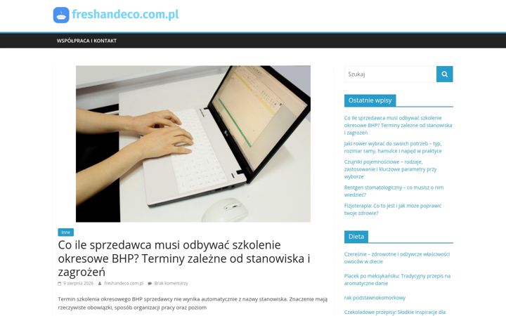 Screenshot of freshandeco.com.pl
