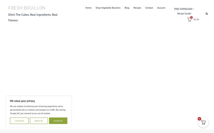 Screenshot of freshbouillon.com