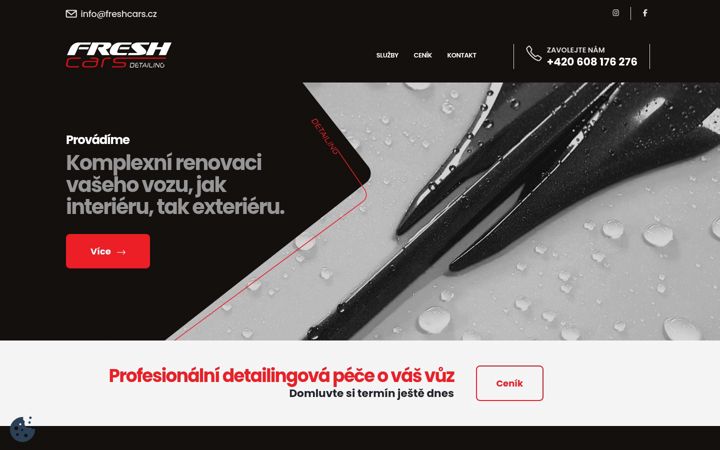 Screenshot of freshcars.cz