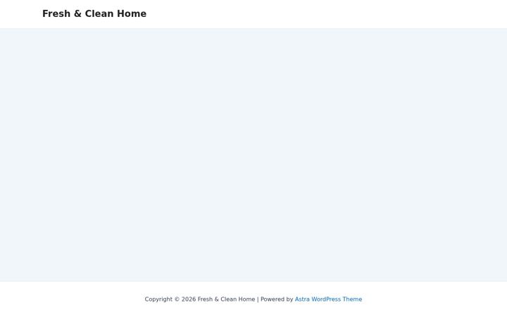 Screenshot of freshcleanhomeco.com