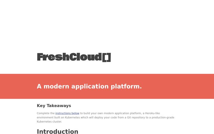 Screenshot of freshcloud.com