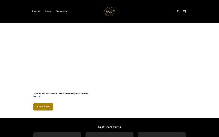 Screenshot of freshdetailsupply.com