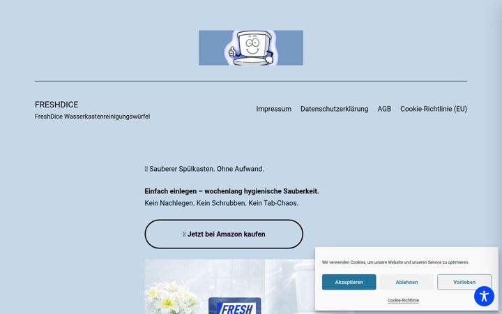 Screenshot of freshdice.de