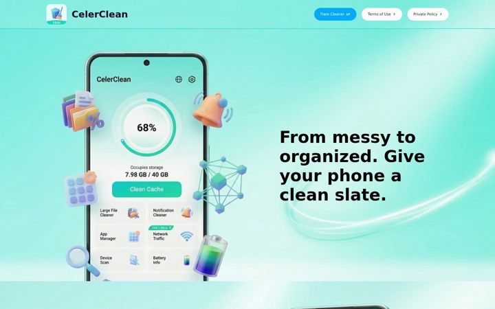 Screenshot of freshenupapp.com
