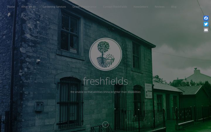 Screenshot of freshfieldsltd.org.uk