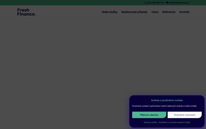 Screenshot of freshfinance.cz