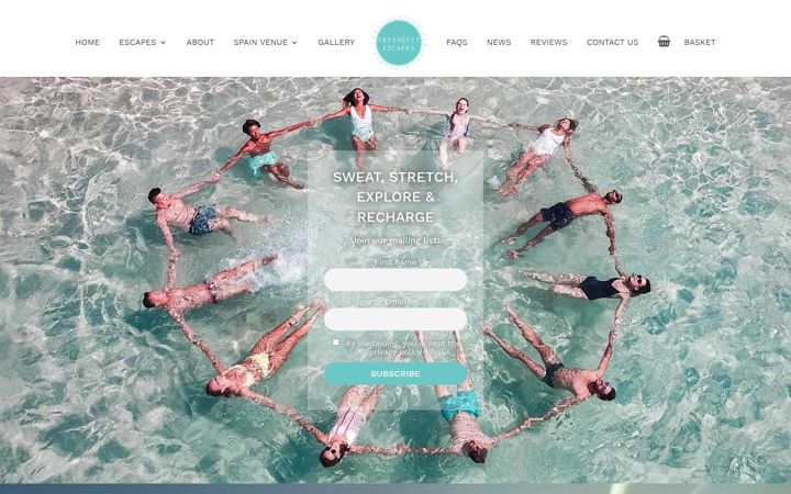 Screenshot of freshfitescapes.com