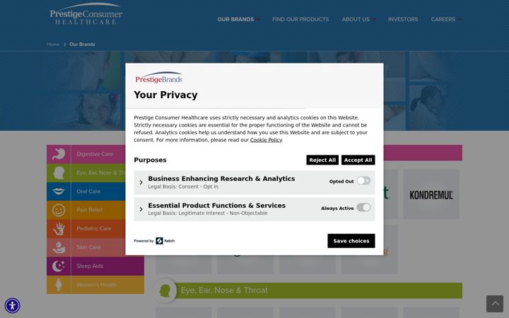 Screenshot of freshguardclean.com