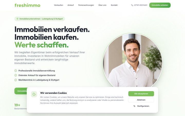 Screenshot of freshimmo.de