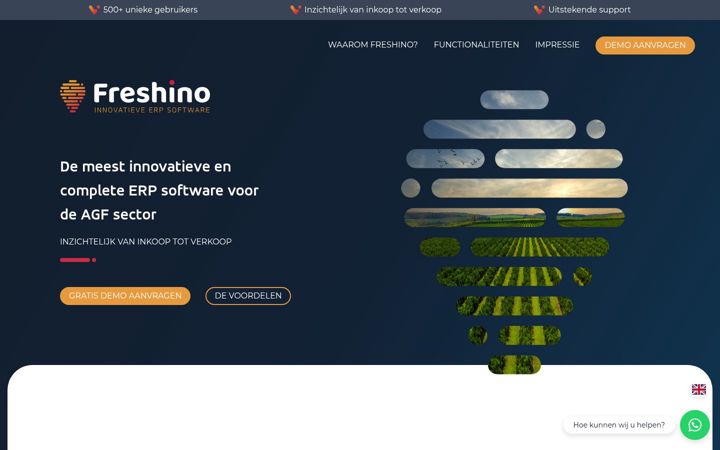 Screenshot of freshino.nl