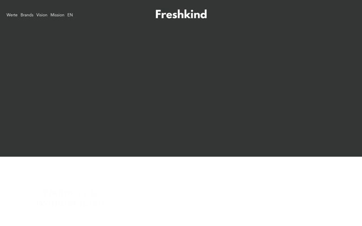 Skærmbillede af freshkind.de
