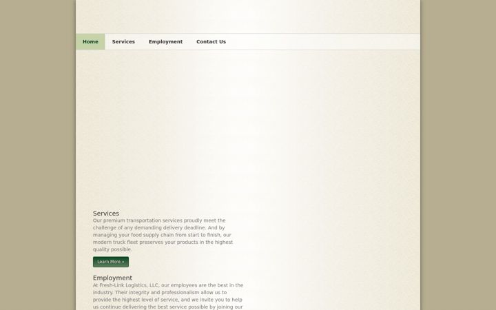 Screenshot of freshlinklogistics.com