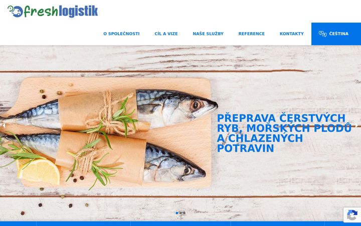 Screenshot of freshlogistik.cz