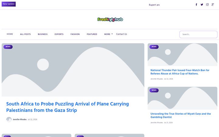 Screenshot of freshluckyhub.nl