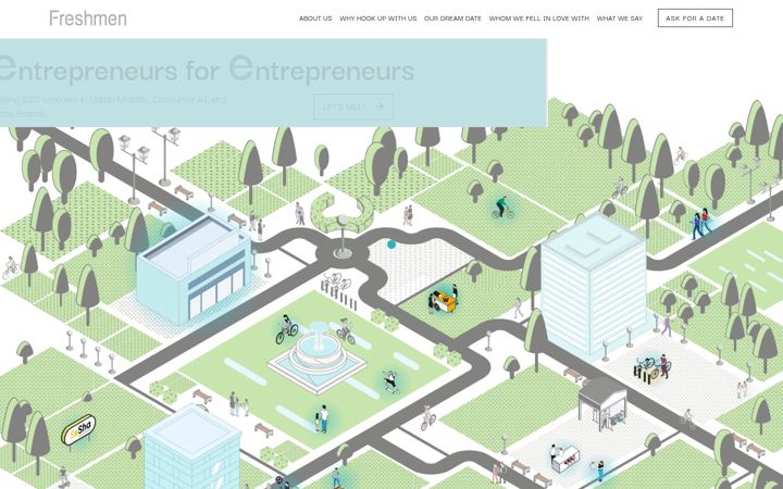 Screenshot of freshmenfund.com