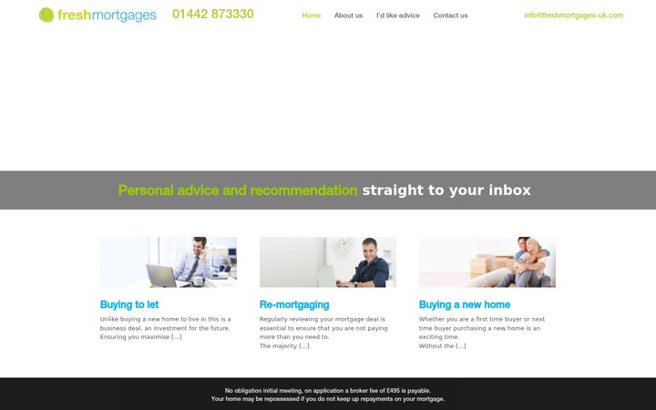 Screenshot του freshmortgages-uk.com
