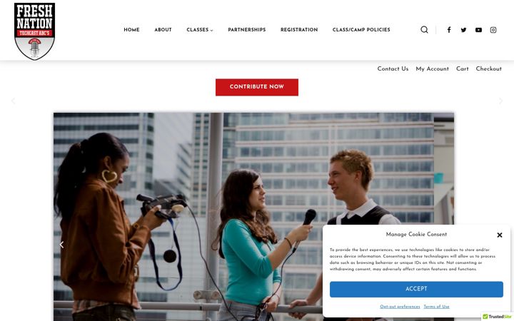 Screenshot of freshnation.net