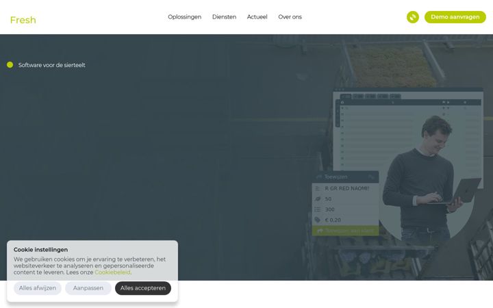 Screenshot of freshportal.nl