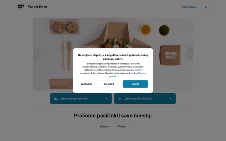 Screenshot of freshpost.lt