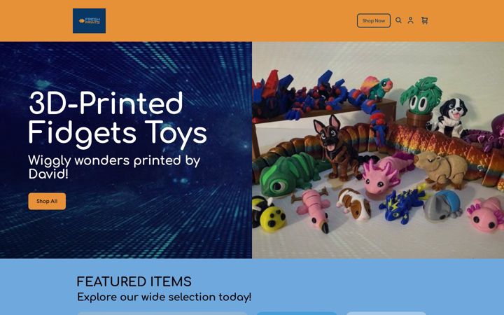 Screenshot of freshprintscreations.com