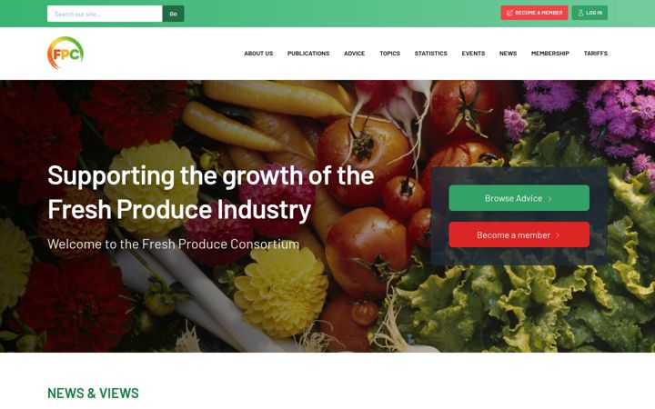 Snímek obrazovky freshproduce.org.uk