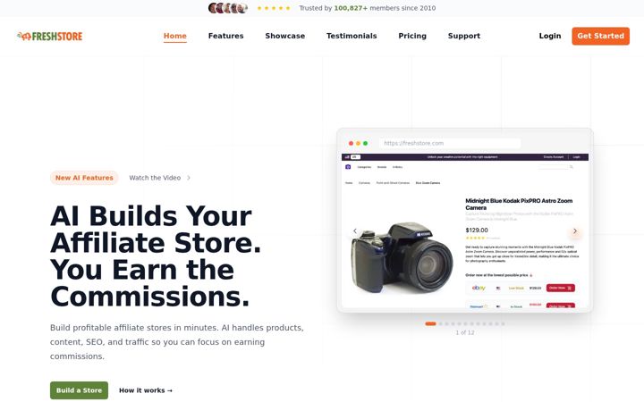 Screenshot di freshstore.app