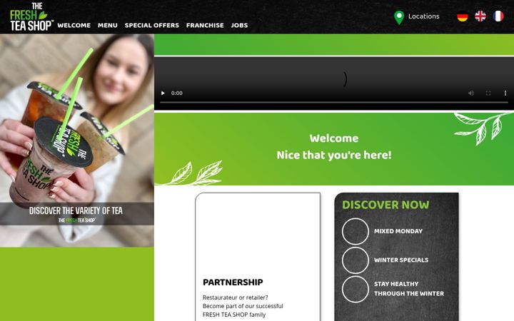 Screenshot of freshteashop.com